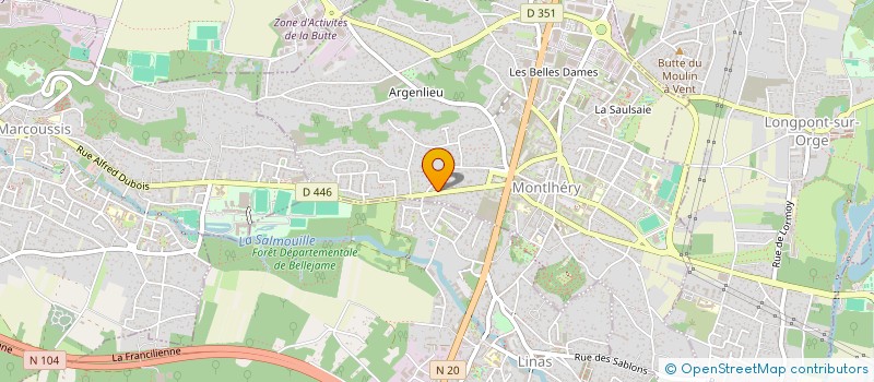 localisation de l'entreprise MADAME LOUISE BUI  MONTLHERY