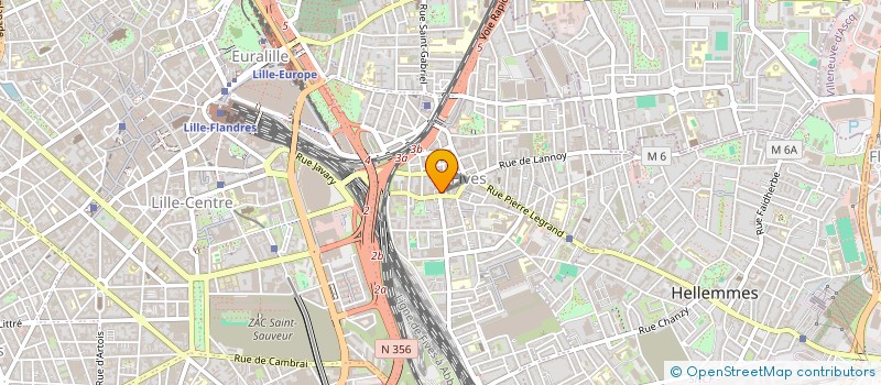localisation de l'entreprise MADAME LOUISE BURET à LILLE
