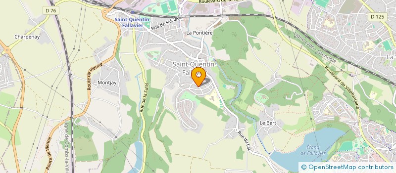 localisation de l'entreprise MADAME LOUISE CAISSARD  SAINT-QUENTIN-FALLAVIER