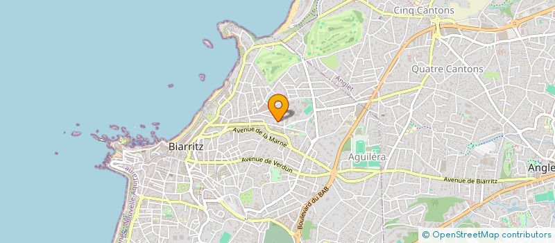 localisation de l'entreprise MADAME LOUISE CARDOT  BIARRITZ