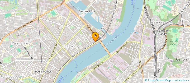 localisation de l'entreprise MADAME LOUISE CAROLE LESECHE  BORDEAUX