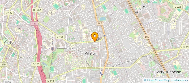 localisation de l'entreprise MADAME LOUISE CARON  VILLEJUIF