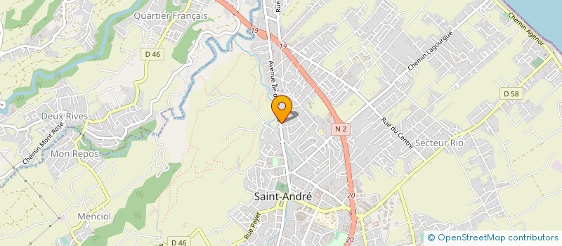 localisation de l'entreprise MADAME LOUISE CARPAYE à SAINT-ANDRE