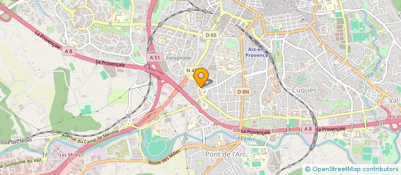 localisation de l'entreprise MADAME LOUISE CATHALA  AIX-EN-PROVENCE