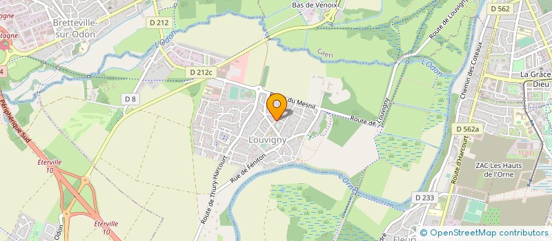 localisation de l'entreprise MADAME LOUISE CAUMONT  LOUVIGNY