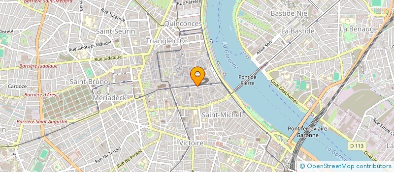 localisation de l'entreprise MADAME LOUISE CAZAMAJOR  BORDEAUX