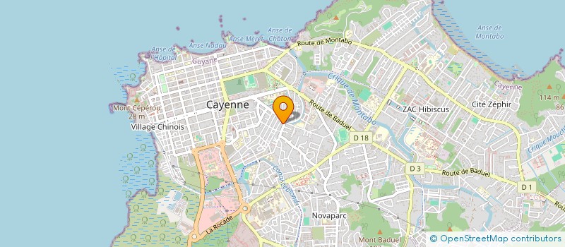 localisation de l'entreprise MADAME LOUISE CESAIRE  CAYENNE