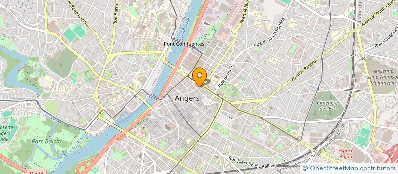 localisation de l'entreprise MADAME LOUISE CHALOPIN à ANGERS