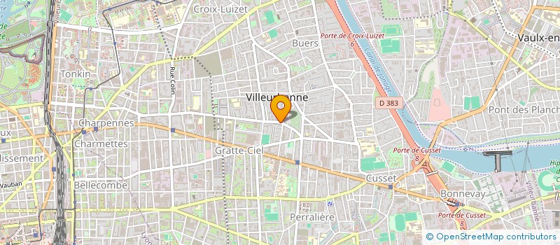 localisation de l'entreprise MADAME LOUISE CHAMBLAN à VILLEURBANNE