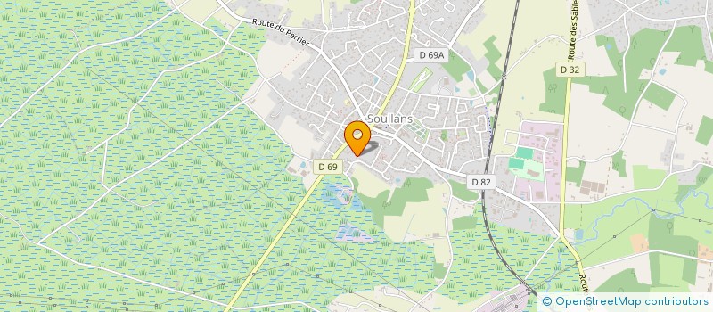 localisation de l'entreprise MADAME LOUISE CHARRIER  SOULLANS