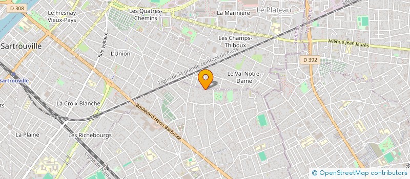 localisation de l'entreprise MADAME LOUISE CHATOT  HOUILLES