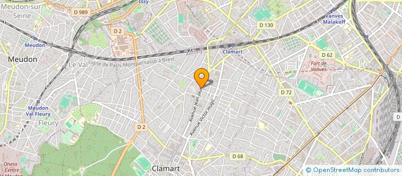 localisation de l'entreprise MADAME LOUISE CHAUSSINAND à CLAMART