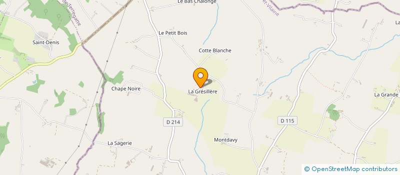 localisation de l'entreprise MADAME LOUISE CHEMIN  ST GEORGES DE REINTEMBAULT