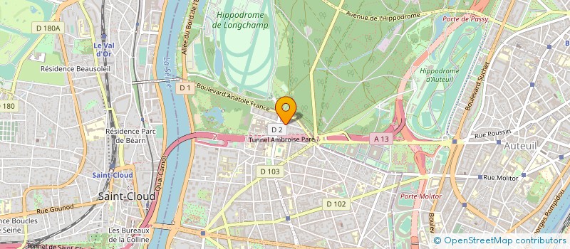 localisation de l'entreprise MADAME LOUISE CHENEAUX DE LEYRITZ  BOULOGNE-BILLANCOURT