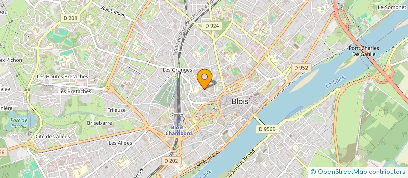 localisation de l'entreprise MADAME LOUISE CHOMBARD  BLOIS