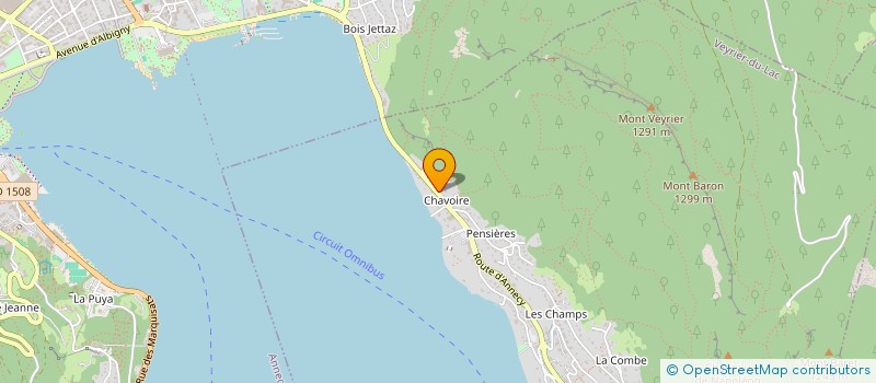 localisation de l'entreprise MADAME LOUISE CLARKE  VEYRIER-DU-LAC