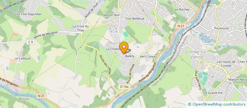 localisation de l'entreprise MADAME LOUISE CLEMENT à ISLE