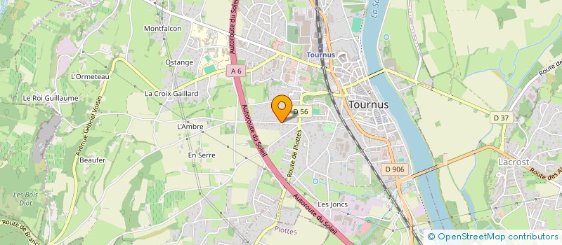 localisation de l'entreprise MADAME LOUISE CLEMENT  TOURNUS