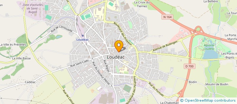 localisation de l'entreprise MADAME LOUISE COLLET à LOUDEAC