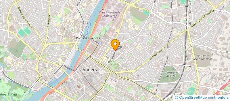 localisation de l'entreprise MADAME LOUISE CONSTANTIN à ANGERS
