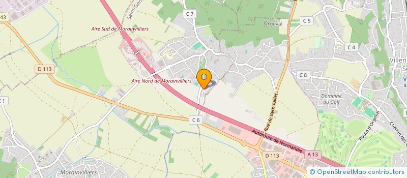 localisation de l'entreprise MADAME LOUISE CONTRERAS  MORAINVILLIERS