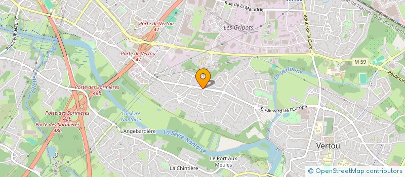 localisation de l'entreprise MADAME LOUISE CORBARD  VERTOU