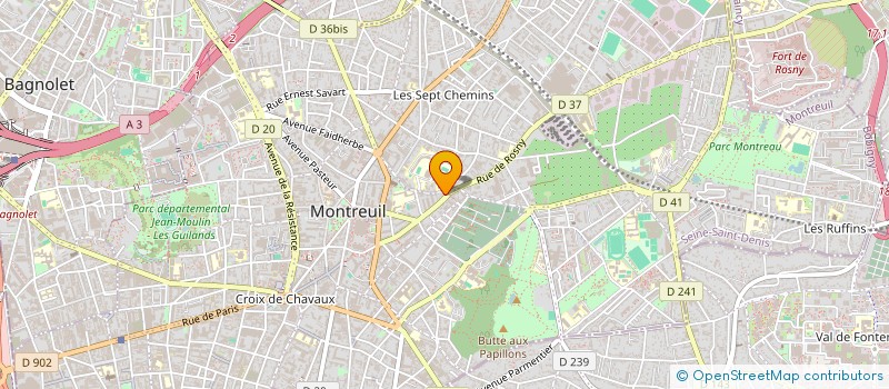 localisation de l'entreprise MADAME LOUISE CORCHIA à MONTREUIL