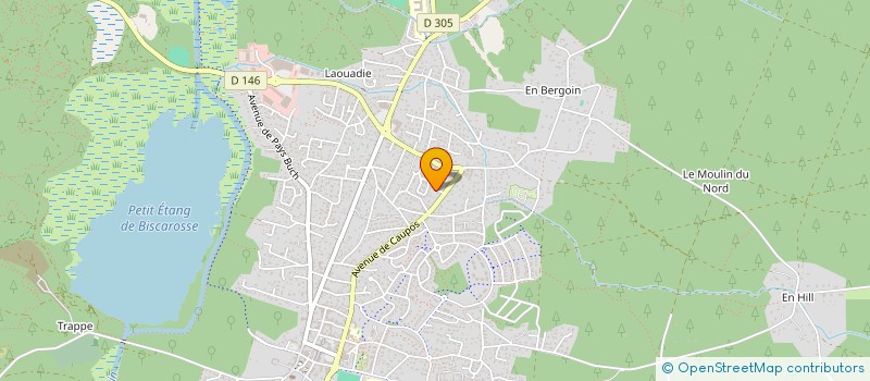 localisation de l'entreprise MADAME LOUISE CORTESE  BISCARROSSE