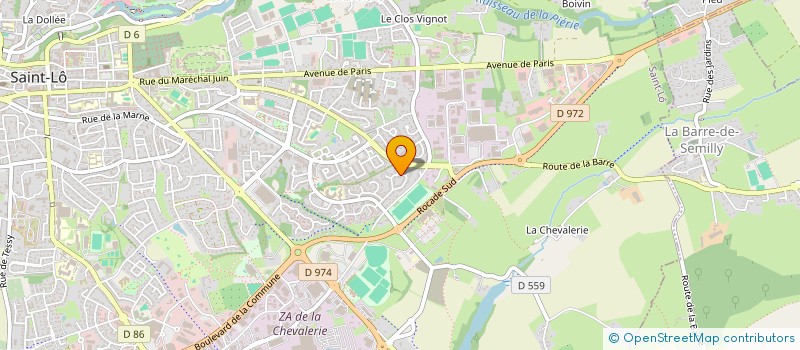 localisation de l'entreprise MADAME LOUISE COURTOIS  SAINT-LO