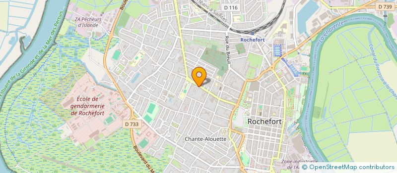 localisation de l'entreprise MADAME LOUISE DANIEL  ROCHEFORT