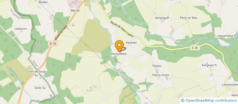 localisation de l'entreprise MADAME LOUISE DANJOU  SIZUN