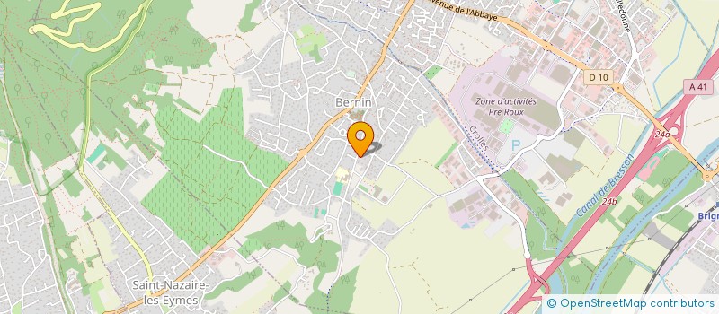 localisation de l'entreprise MADAME LOUISE DAVESNE  BERNIN