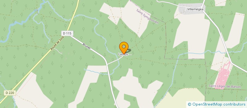 localisation de l'entreprise MADAME LOUISE DE MONTALIER  SAINT-SYMPHORIEN