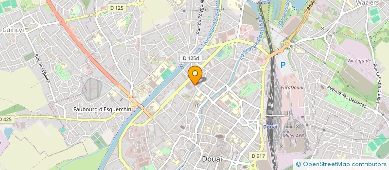 localisation de l'entreprise MADAME LOUISE DE PICCHI  DOUAI