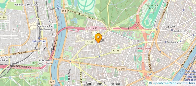 localisation de l'entreprise MADAME LOUISE DE TESTA à BOULOGNE-BILLANCOURT