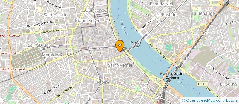 localisation de l'entreprise MADAME LOUISE DEHAYE  BORDEAUX