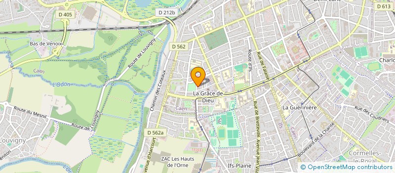 localisation de l'entreprise MADAME LOUISE DEJEAN à CAEN