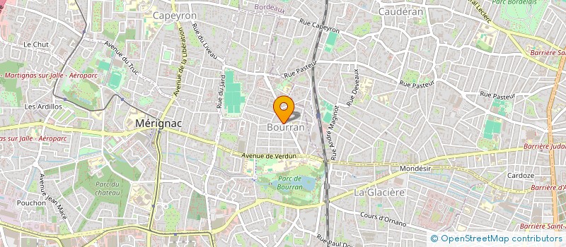 localisation de l'entreprise MADAME LOUISE DELACOSTE  MERIGNAC