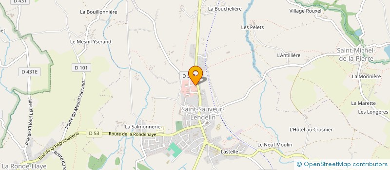 localisation de l'entreprise MADAME LOUISE DELAUNEY à SAINT-SAUVEUR-VILLAGES