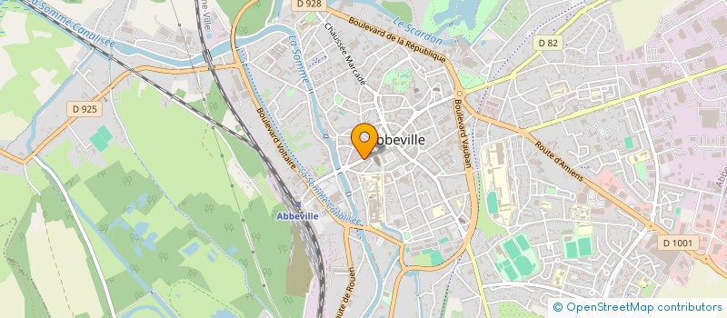 localisation de l'entreprise MADAME LOUISE DENOEUX-DECRAMER à ABBEVILLE