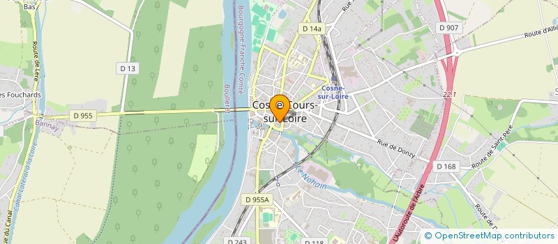 localisation de l'entreprise MADAME LOUISE DESCAMPS à COSNE-COURS-SUR-LOIRE