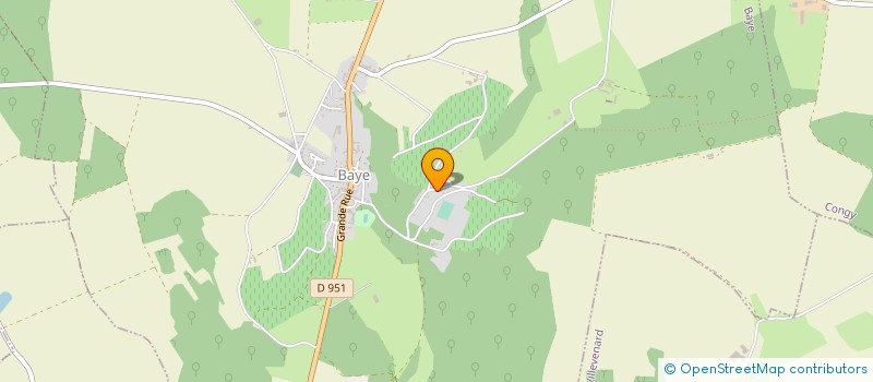 localisation de l'entreprise MADAME LOUISE DESPEZELLE  BAYE