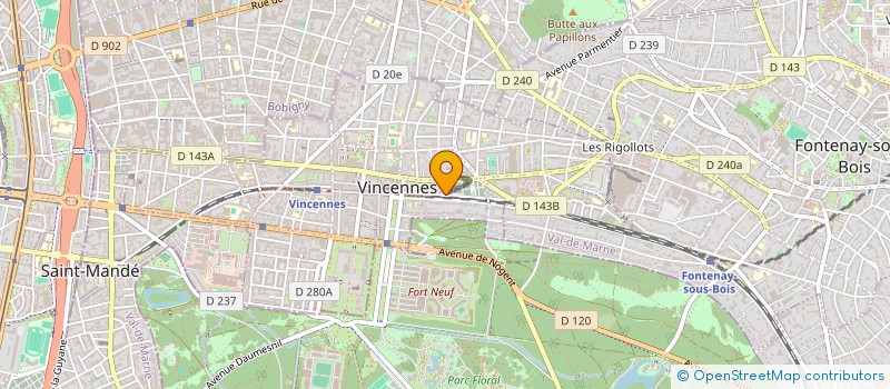 localisation de l'entreprise MADAME LOUISE DESTABLE à VINCENNES