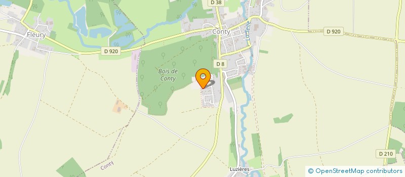 localisation de l'entreprise MADAME LOUISE DEVISME  CONTY