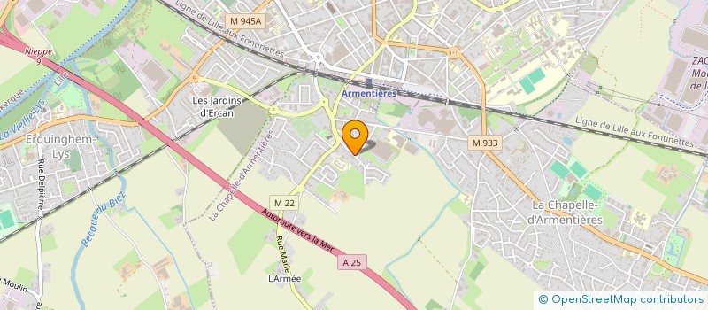 localisation de l'entreprise MADAME LOUISE DEVOT  LA CHAPELLE-D'ARMENTIERES