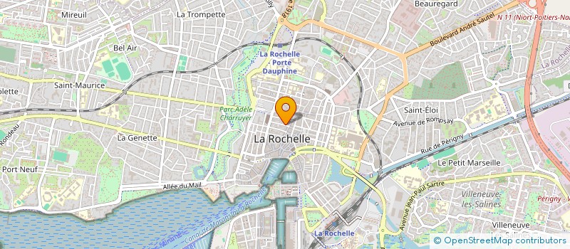 localisation de l'entreprise MADAME LOUISE DJELLOUL  LA ROCHELLE