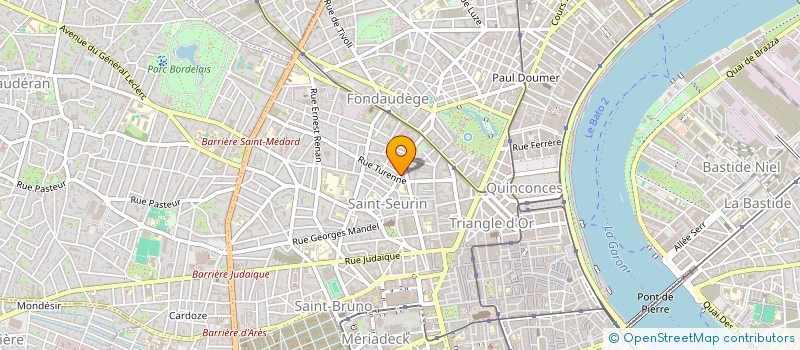 localisation de l'entreprise MADAME LOUISE DOASSANS-CAZABAN  BORDEAUX