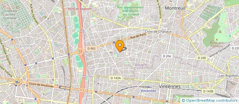 localisation de l'entreprise MADAME LOUISE DRULHE à MONTREUIL