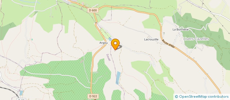 localisation de l'entreprise MADAME LOUISE DUBOIS  LIVERS-CAZELLES