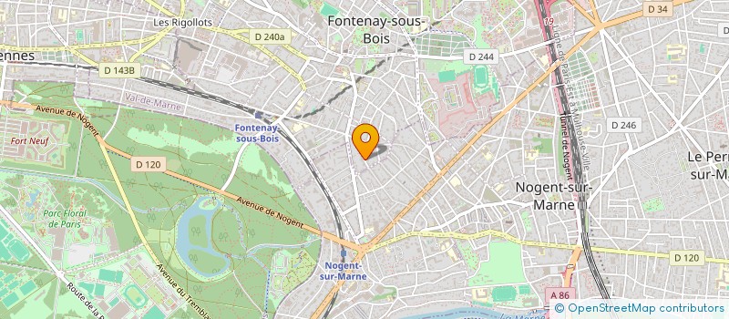 localisation de l'entreprise MADAME LOUISE DUCROCQ à FONTENAY-SOUS-BOIS